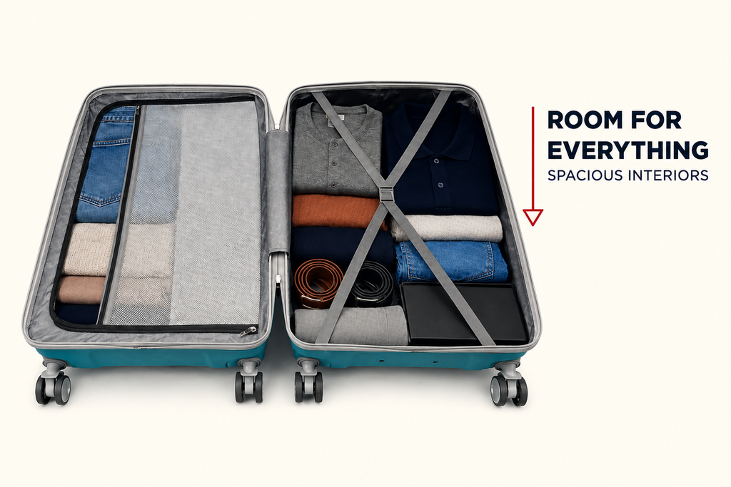 Sea Blue travel trolley bag - Trip Trolley