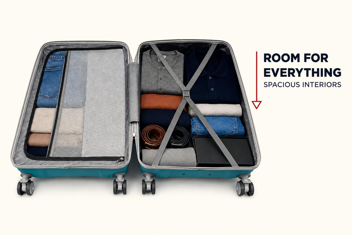 Sea Blue travel trolley bag - Trip Trolley
