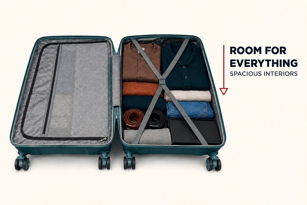 Peacock trolley luggage set - Muskustore