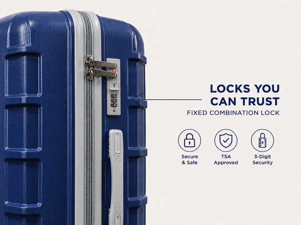 Royal Blue travel trolley bag - Trip Trolley