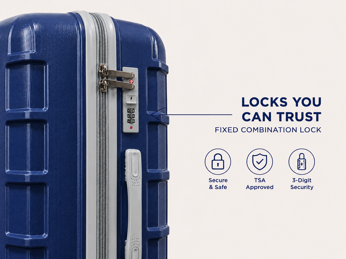 Royal Blue travel trolley bag - Trip Trolley