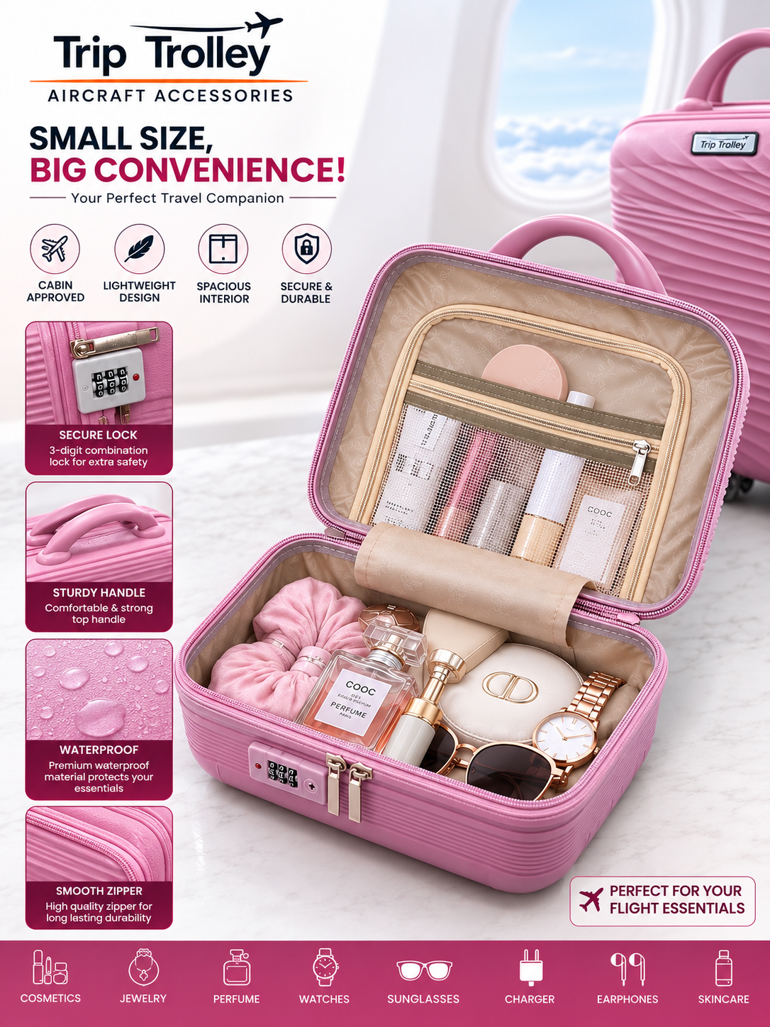 Trip Trolley makeup organizer vanity box
